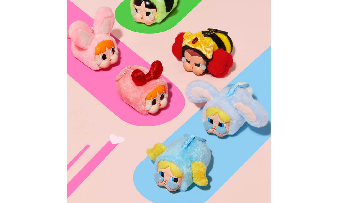 Pop Mart CryBaby x Powerpuff Girls Series Vinyl Face Plush Sealed Case (BLINDBOX)