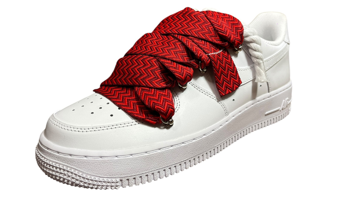 Nike Air Force 1 Double Rope Laces Lanvin Red