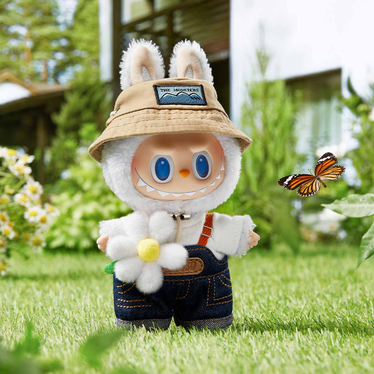 Pop Mart Labubu The Monsters Fall In Wild Vinyl Plush Doll Keychain