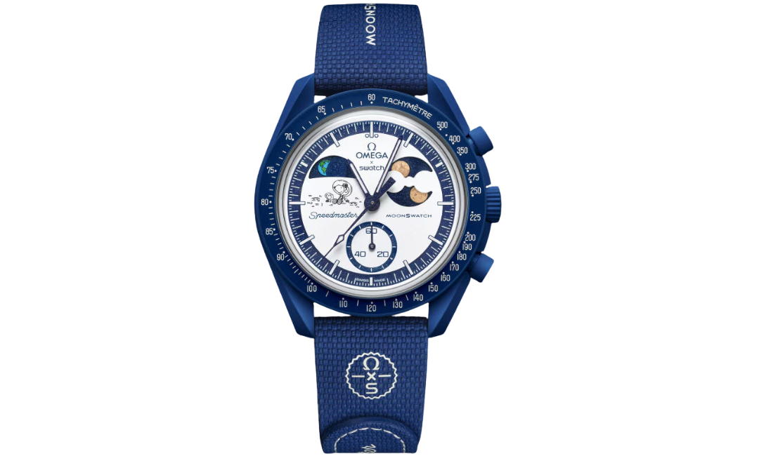Swatch x Omega Bioceramic Moonswatch Mission To Earthphase Moonshine Gold