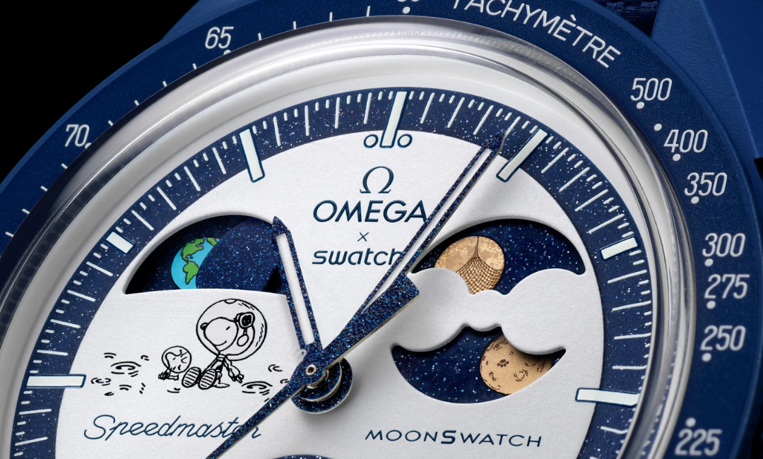 Swatch x Omega Bioceramic Moonswatch Mission To Earthphase Moonshine Gold