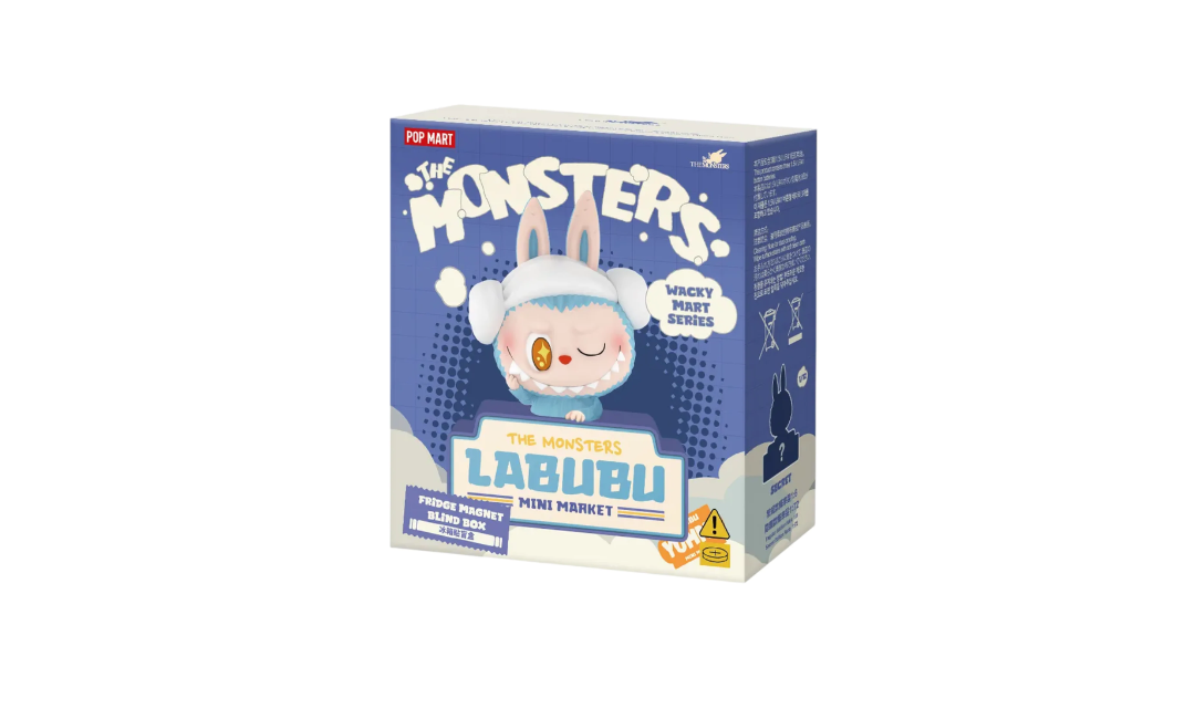 Pop Mart Labubu The Monsters Wacky Mart Series Fridge Magnet