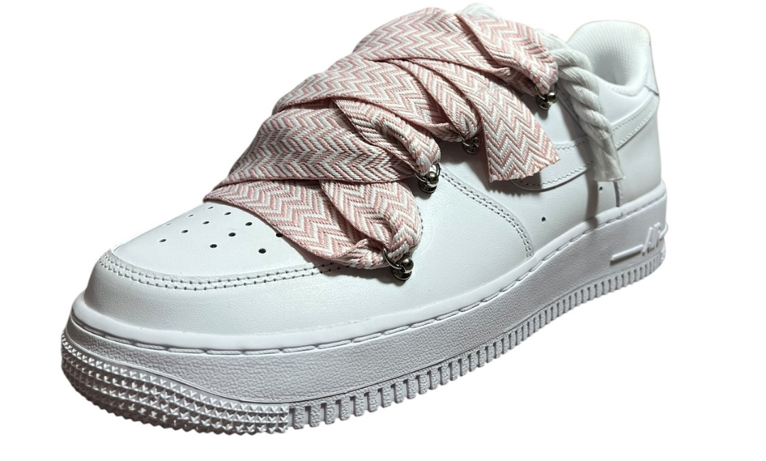 Nike Air Force 1 Double Rope Laces Lanvin Pink