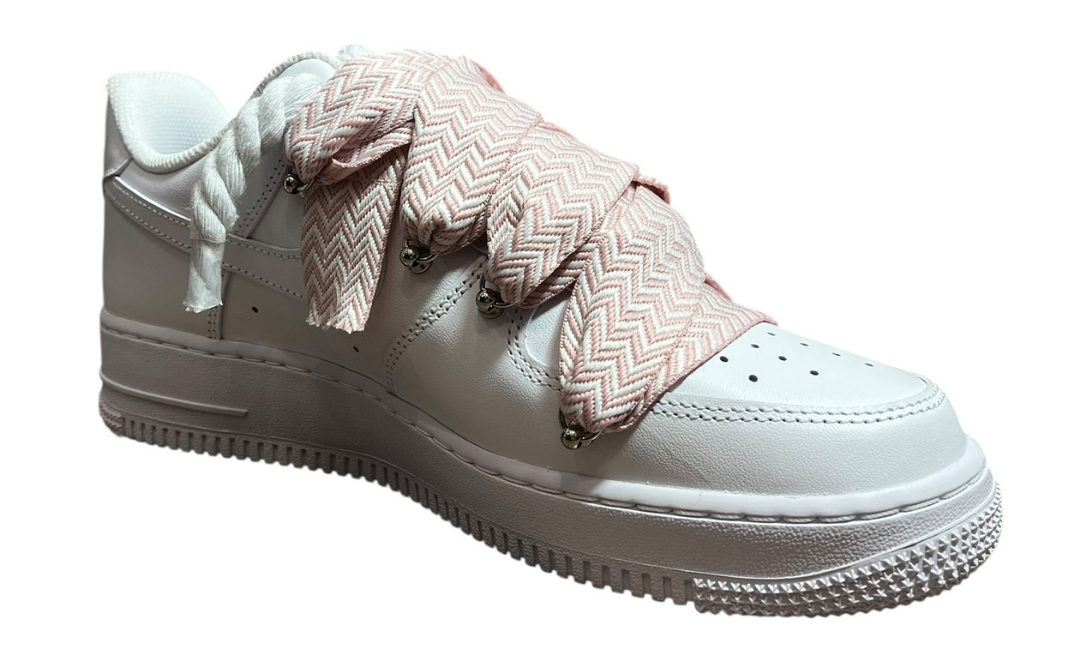 Nike Air Force 1 Double Rope Laces Lanvin Pink