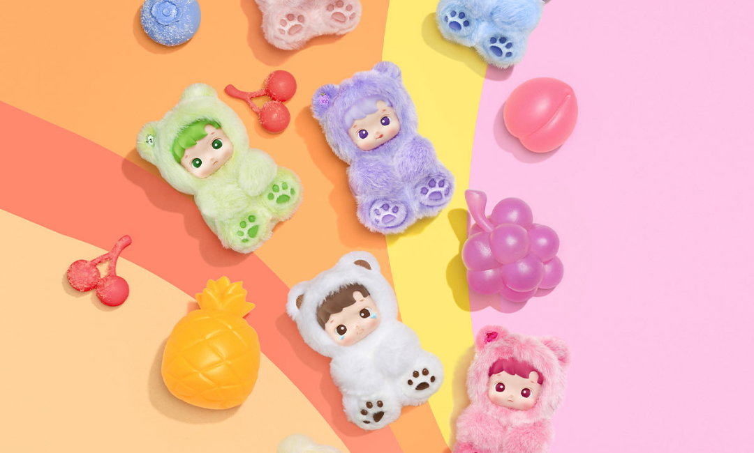 Pop Mart HACIPUPU Gummy Bear Series Vinyl Plush Pendant (BLINDBOX)