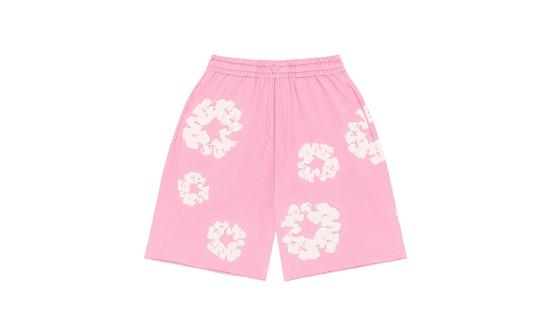Denim Tears The Cotton Wreath Shorts Pink