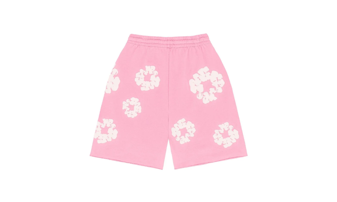 Denim Tears The Cotton Wreath Shorts Pink