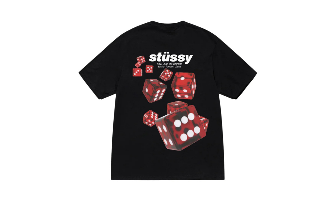Stussy Rollers Tee Black
