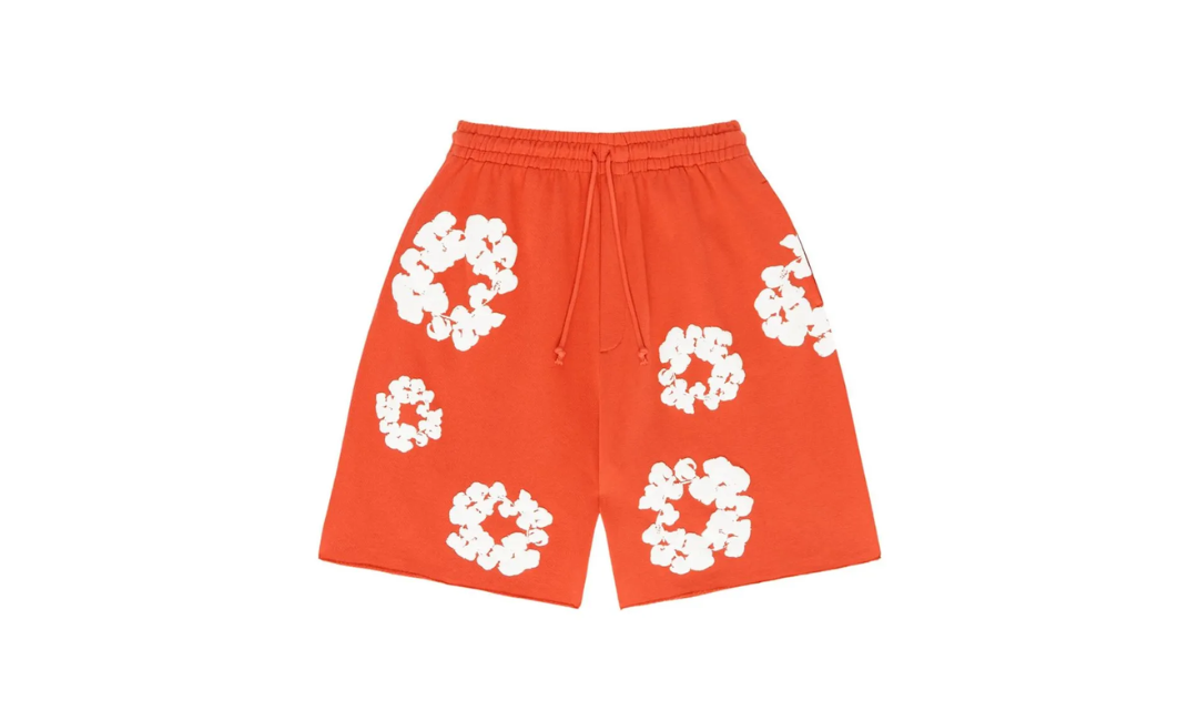 Denim Tears The Cotton Wreath Shorts Orange