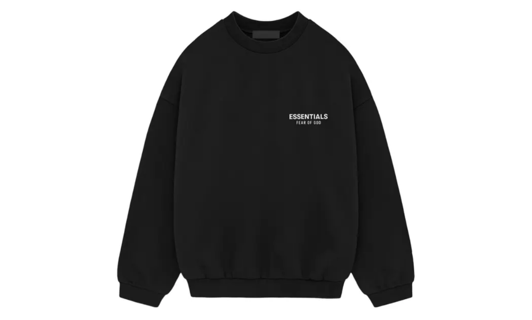 Essentials Fear of God Fleece Crewneck II Black
