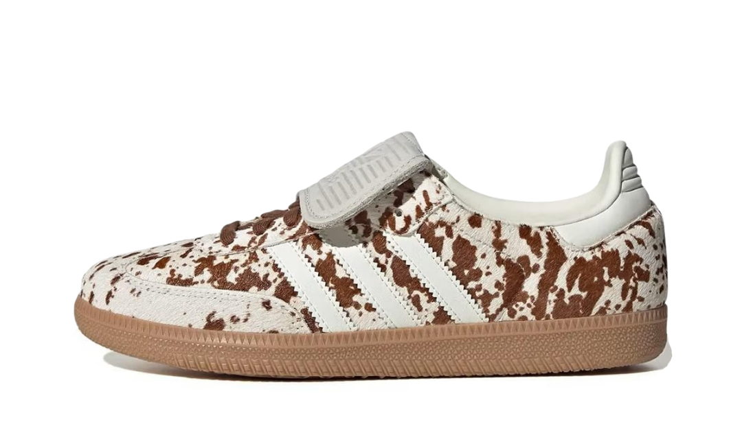 Adidas Samba LT Cow Print Brown White - JH9825 - Pełna