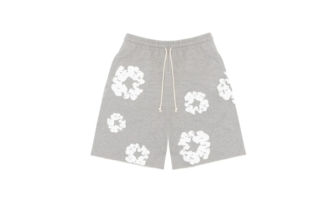 Denim Tears The Cotton Wreath Shorts Grey