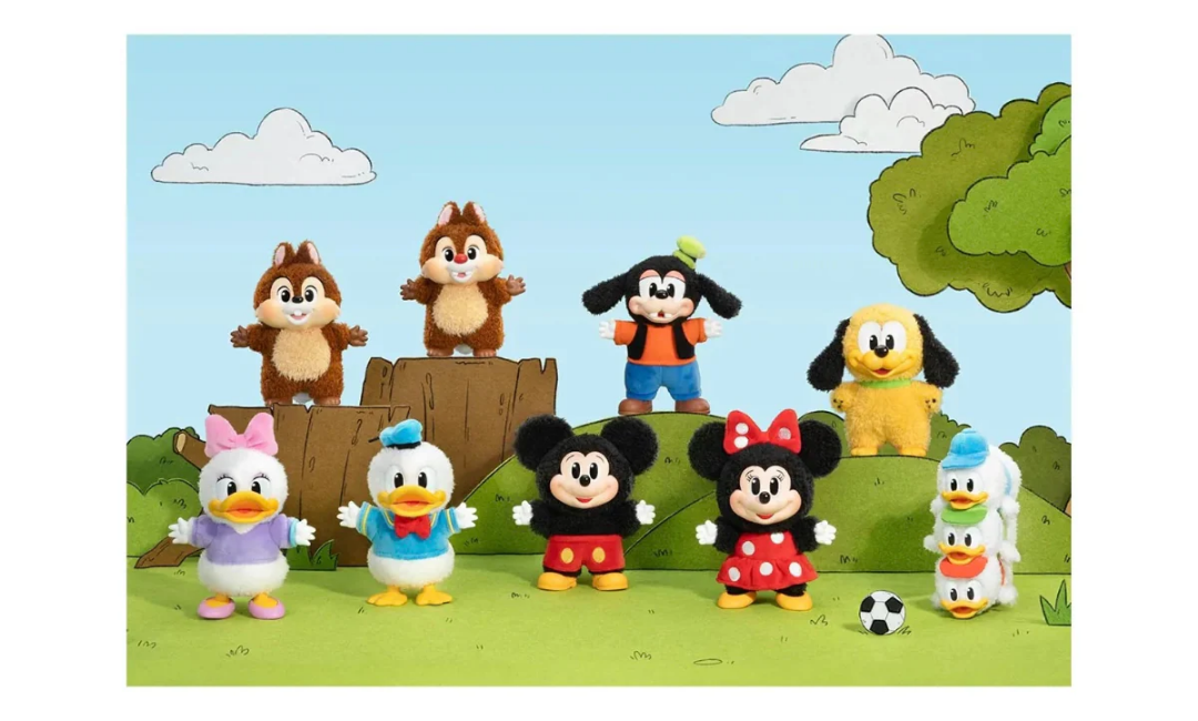 Pop Mart Disney Mickey Family Together Series Plush Keychain Sealed Case (BLINDBOX)