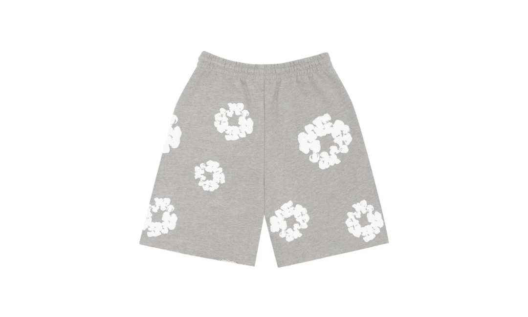 Denim Tears The Cotton Wreath Shorts Grey
