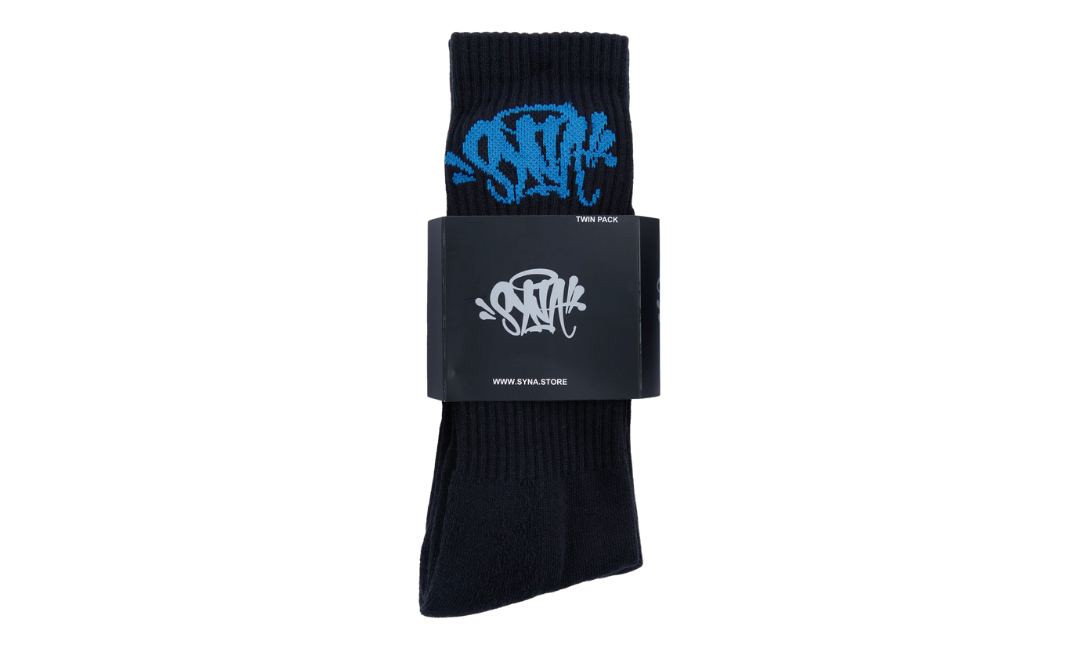 Syna World Central Cee 2PACK Skarpetki Black Blue