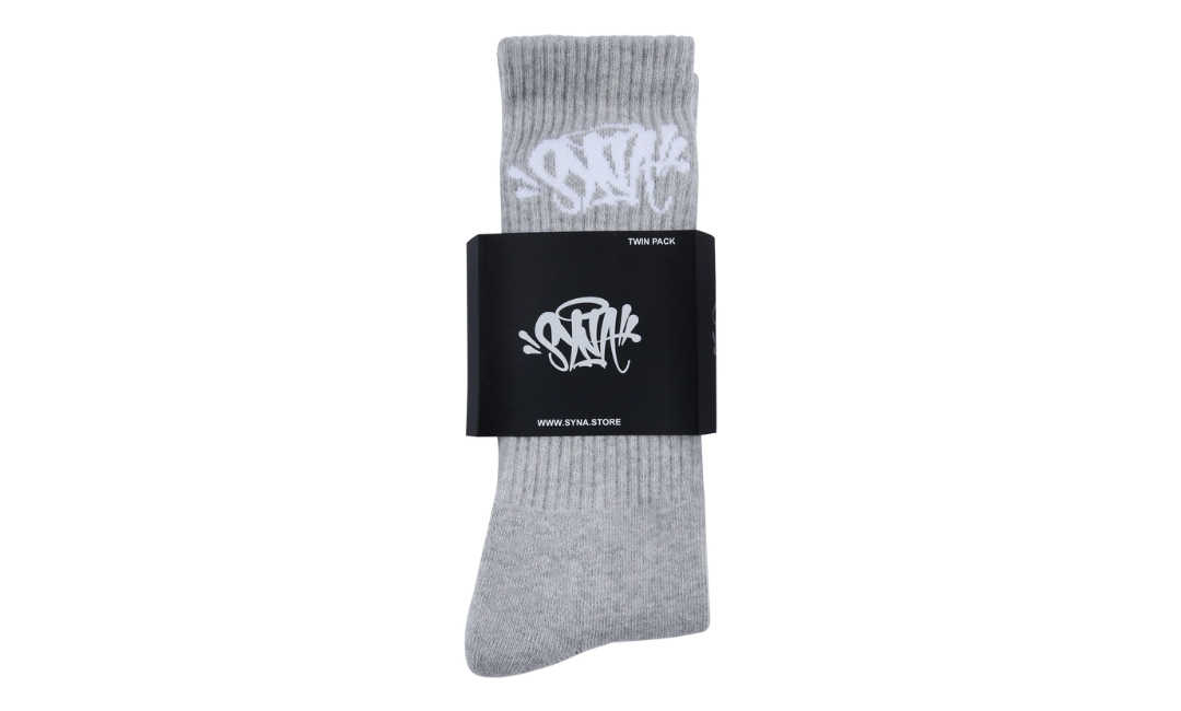 Syna World Central Cee 2PACK Skarpetki Grey White