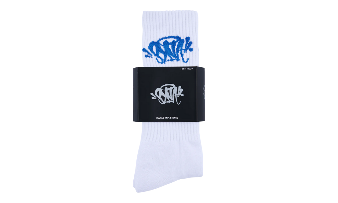 Syna World Central Cee 2PACK Skarpetki White Blue