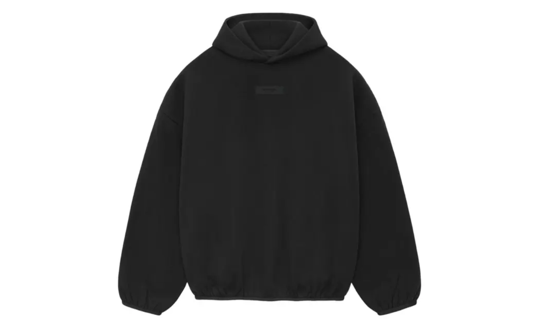 Fear Of God Essentials Hoodie Jet Black