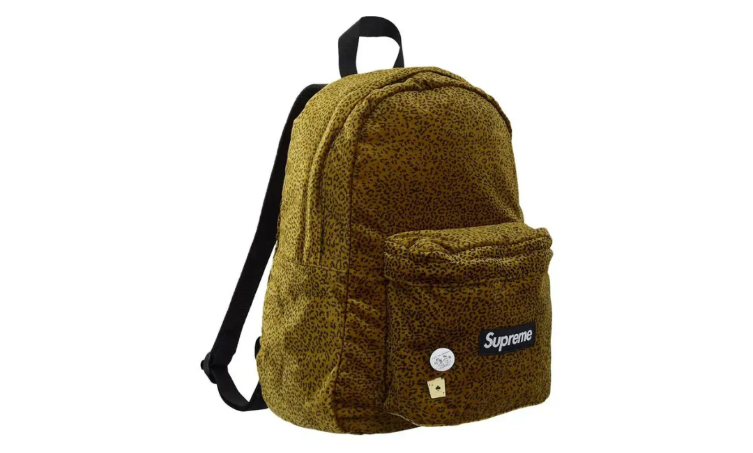 Plecak Supreme Velvet Backpack Tan Leopard