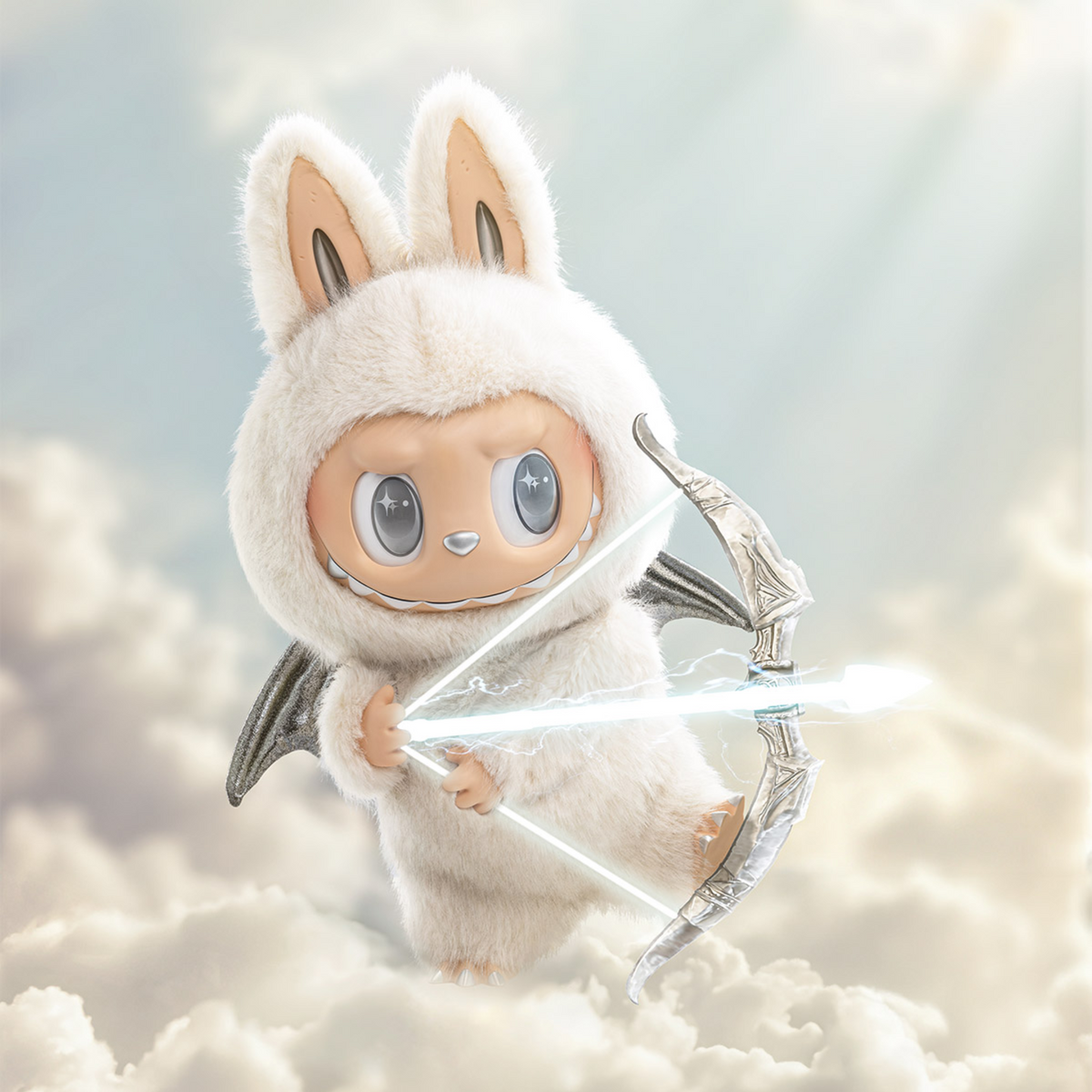 Pop Mart The Monsters Labubu Zimomo Angel in Clouds (Figure 59cm)