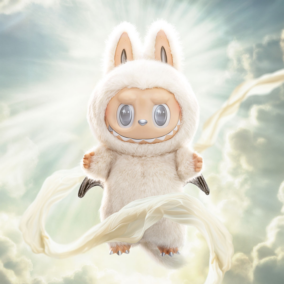 Pop Mart The Monsters Labubu Zimomo Angel in Clouds (Figure 59cm)
