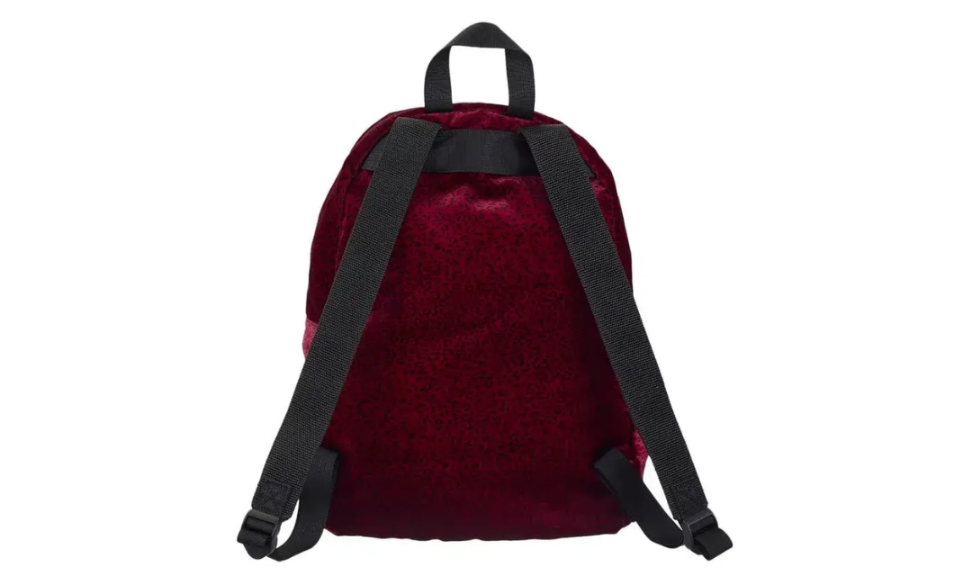 Plecak Supreme Velvet Backpack Red Leopard