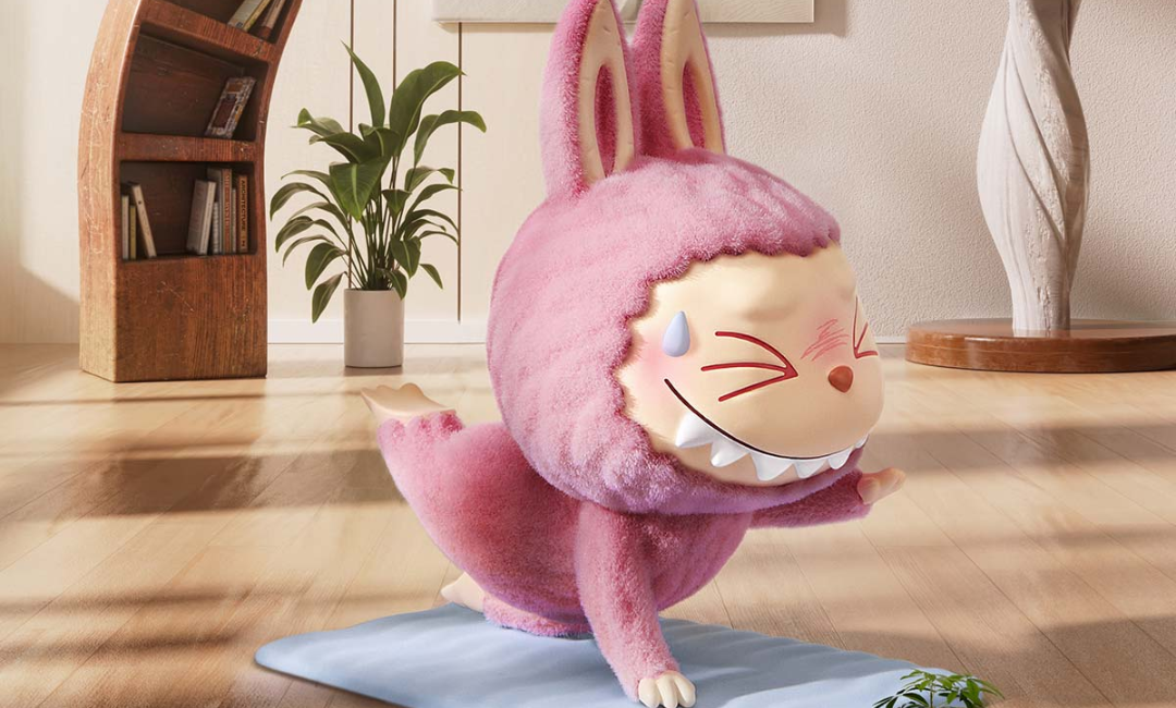 Pop Mart Labubu The Monsters Lazy Yoga Series Figures Sealed Case (BLINDBOX)