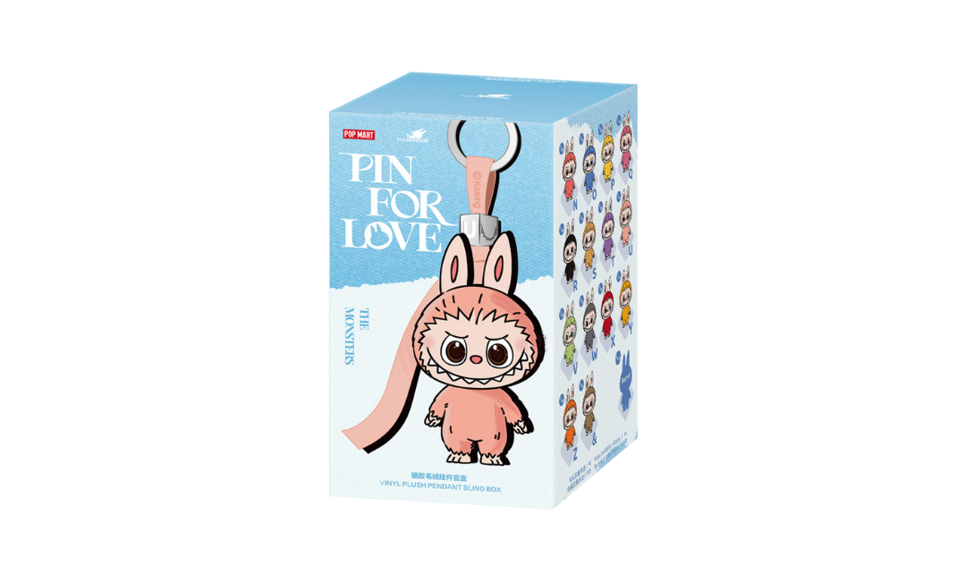Pop Mart Labubu The Monster Pin for Love (N-Z) Brelok Blind Box
