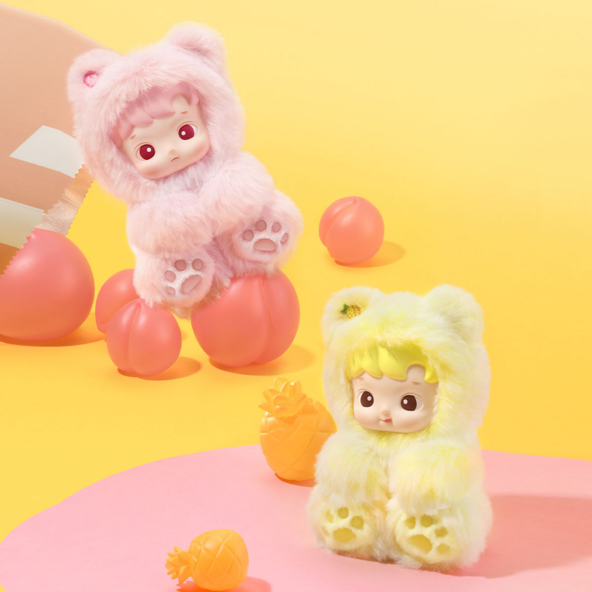 Pop Mart HACIPUPU Gummy Bear Series Vinyl Plush Pendant (BLINDBOX)