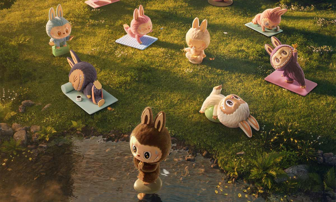 Pop Mart Labubu The Monsters Lazy Yoga Series Figures Sealed Case (BLINDBOX)