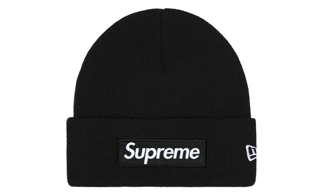 Supreme New Era Box Logo Beanie Black (FW25)