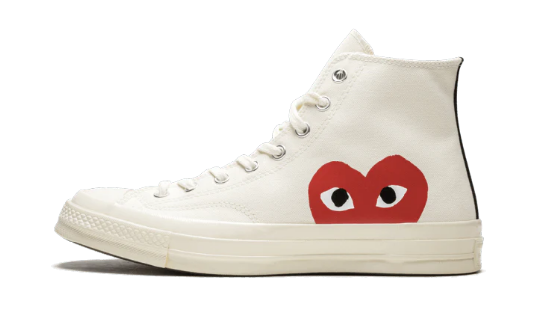 Converse Chuck Taylor All-Star 70s Hi Comme des Garçons PLAY White