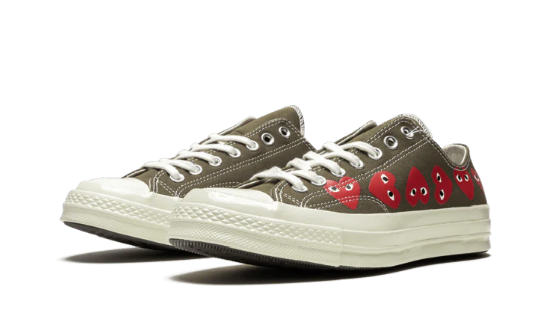 Converse Chuck Taylor All-Star 70s Ox Comme des Garçons PLAY Multi Heart Green