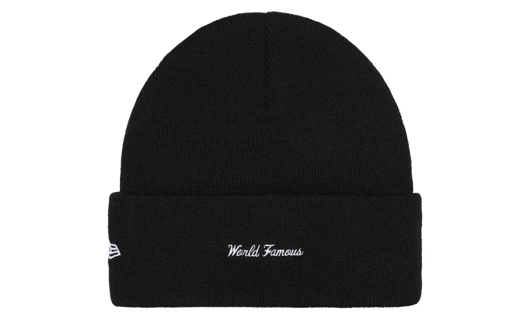 Supreme New Era Box Logo Beanie Navy (FW25)