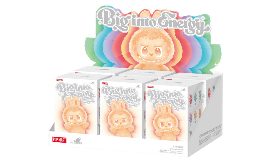 Pop Mart Labubu The Monsters Big into Energy Series Vinyl Plush Pendant Sealed Case (BLINDBOX)