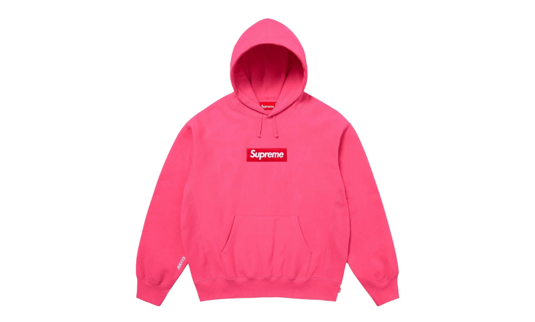 Supreme Box Logo Hooded Sweatshirt Magenta (FW25)