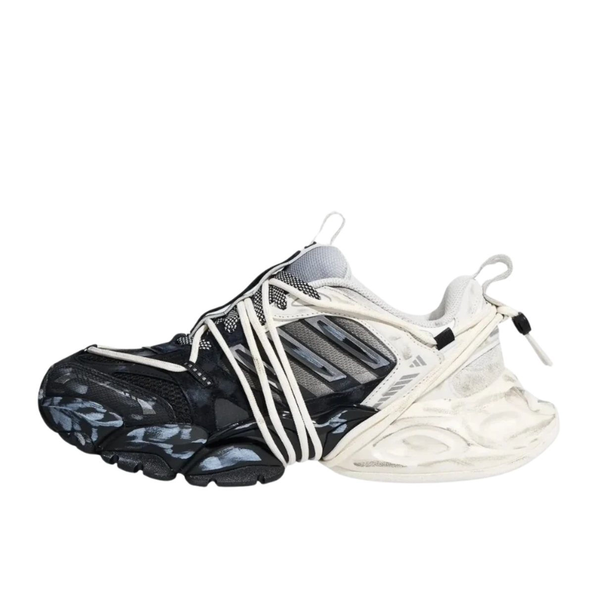 Adidas XLG Runner Deluxe 2.0 Black Iron Metallic - KZ7201