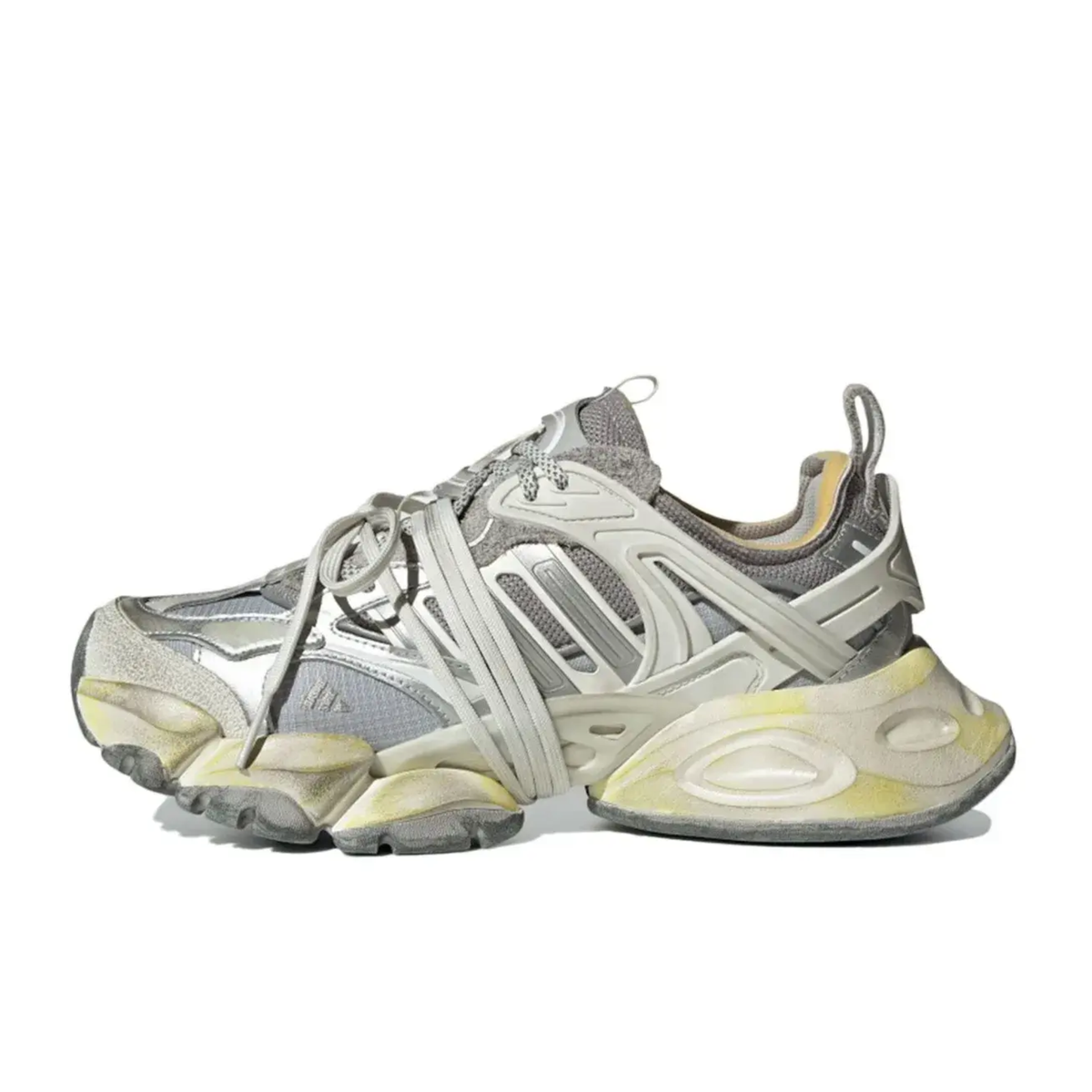 Adidas XLG Runner Deluxe Grey Metallic Silver JR9631