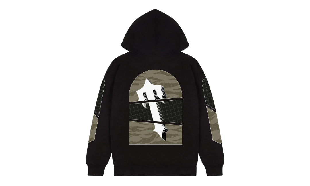 Trapstar Art Of War Camo Hoodie Black