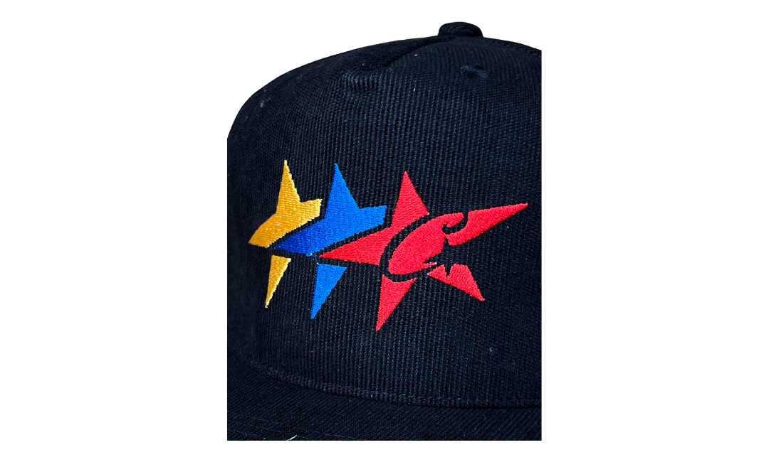 Corteiz C-Star Cordoruy Trucker Hat Black