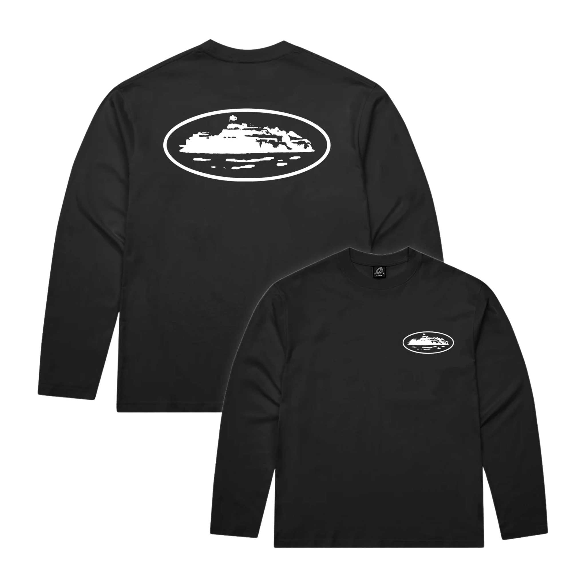 Corteiz OG LS Island Tee - Black