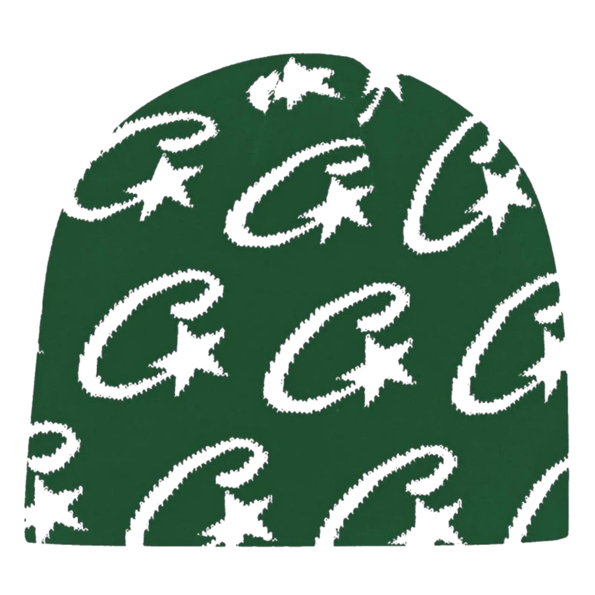 Corteiz C-Star Monogram Beanie Green
