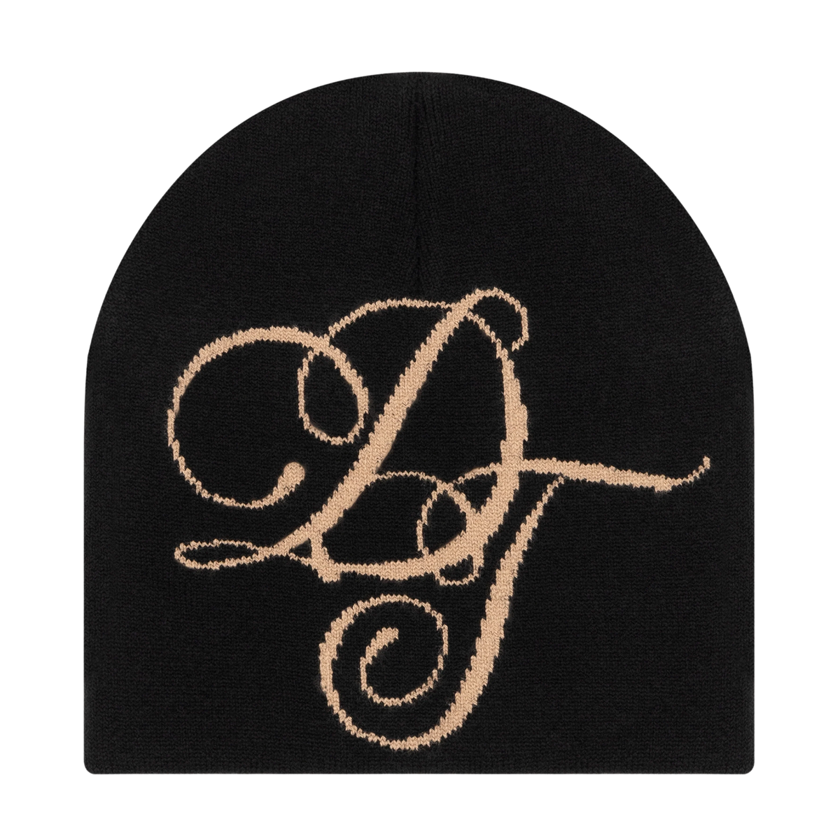 Denim Tears Metallic Gold Script Beanie