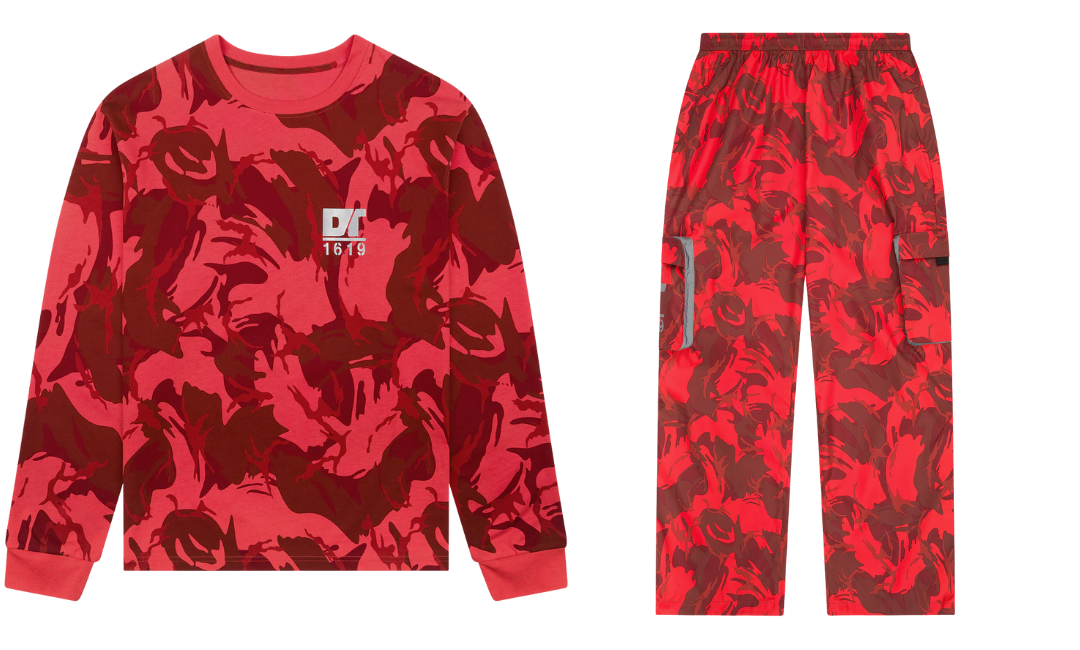 Denim Tears Outdoor Tracksuit Tee Red