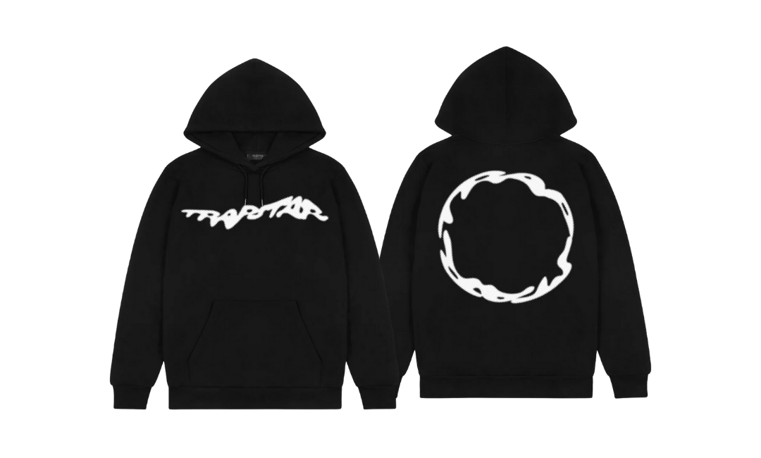 Trapstar Halftone Hoodie Black