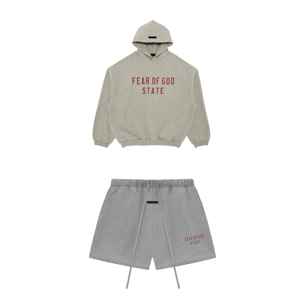 Komplet Essentials Bluza + Spodenki Dark Heather Fleece