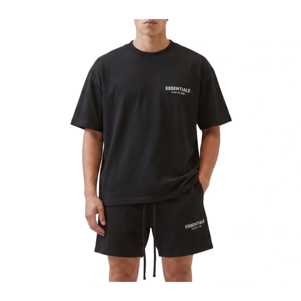 Komplet Essentials Set Jet Black White