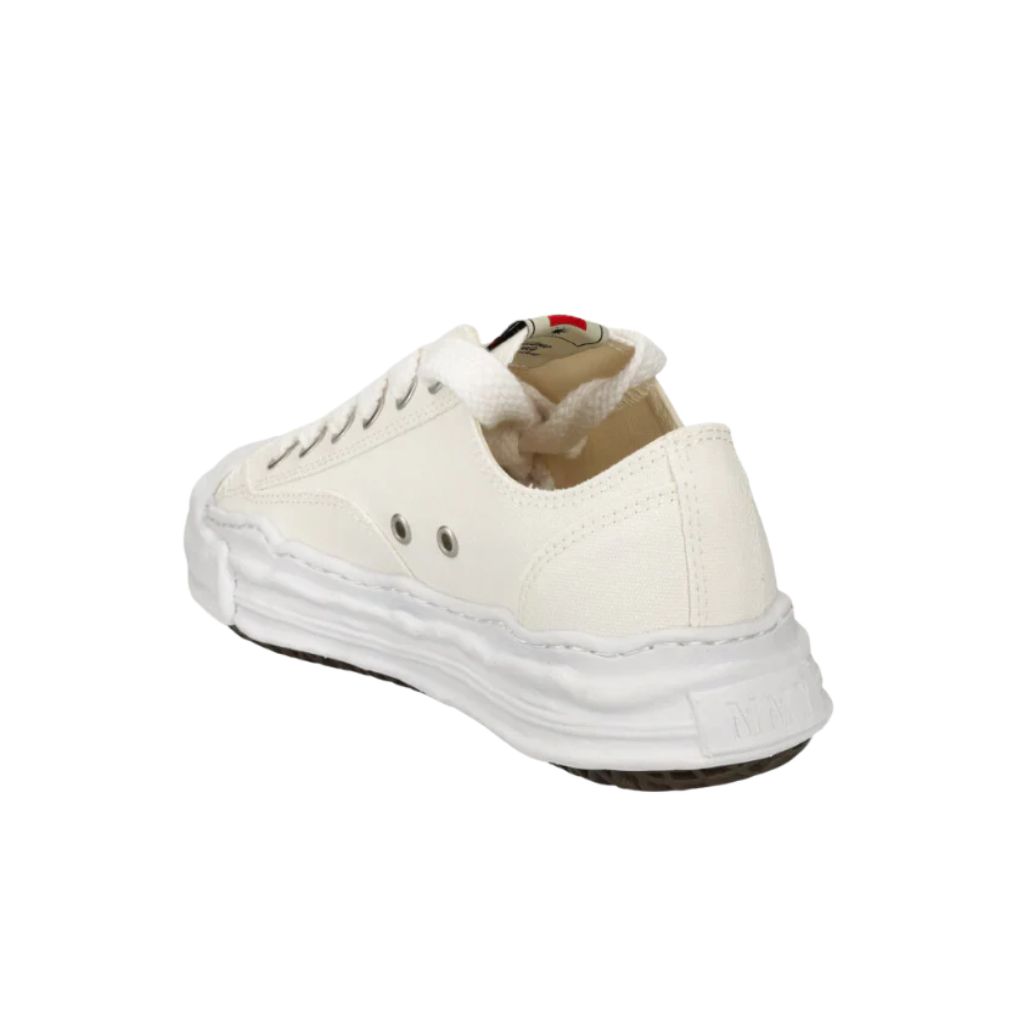 Maison Mihara Yasuhiro Hank OG Sole Canvas Low Black - A05FW702-WHT