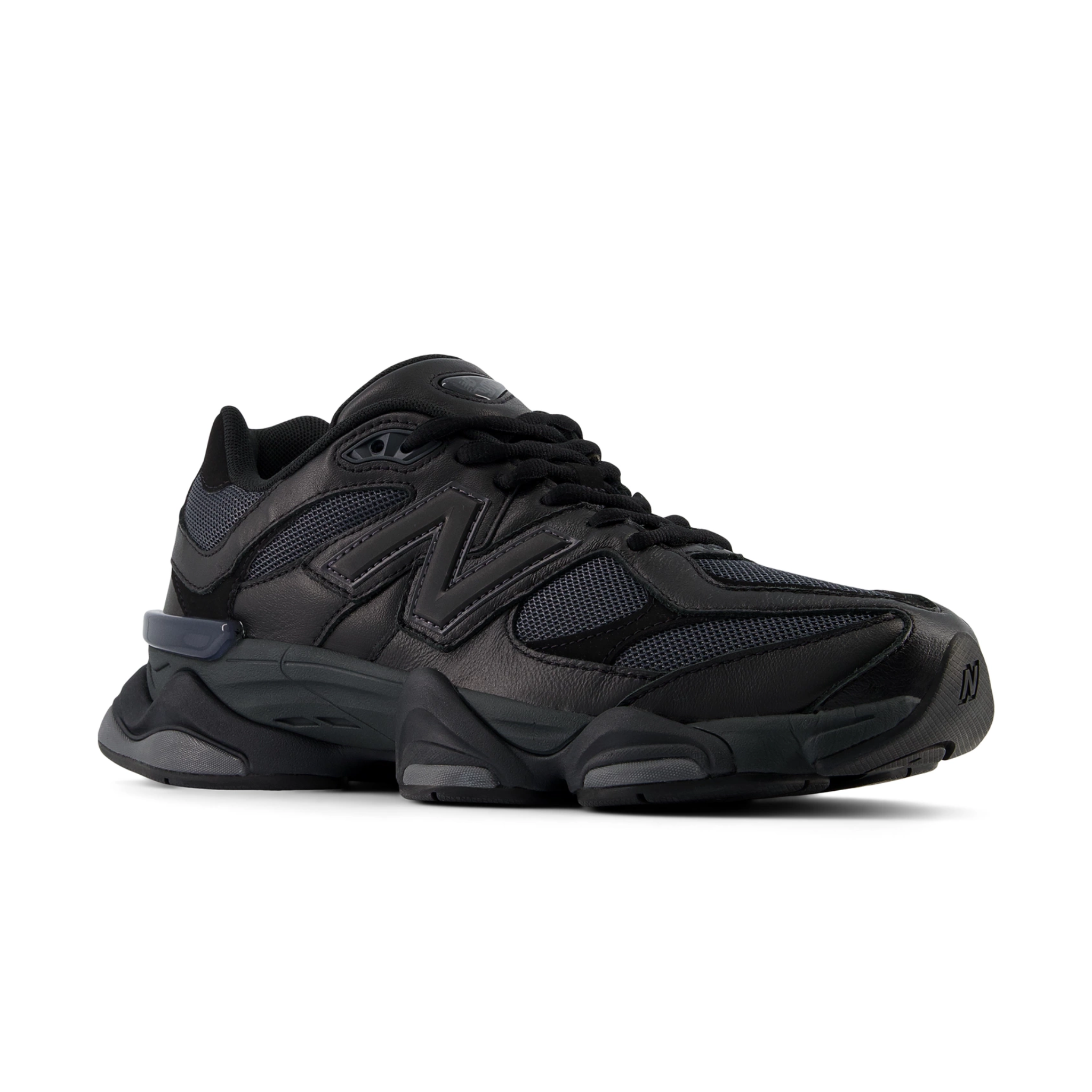 New Balance 9060 Triple Black Leather