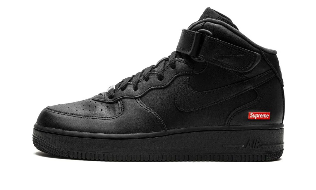 Nike Air Force 1 Mid SP サイズ8 supreme Nike Air Force 1 Mid Supreme Black - FZ8784-001 - Pełna